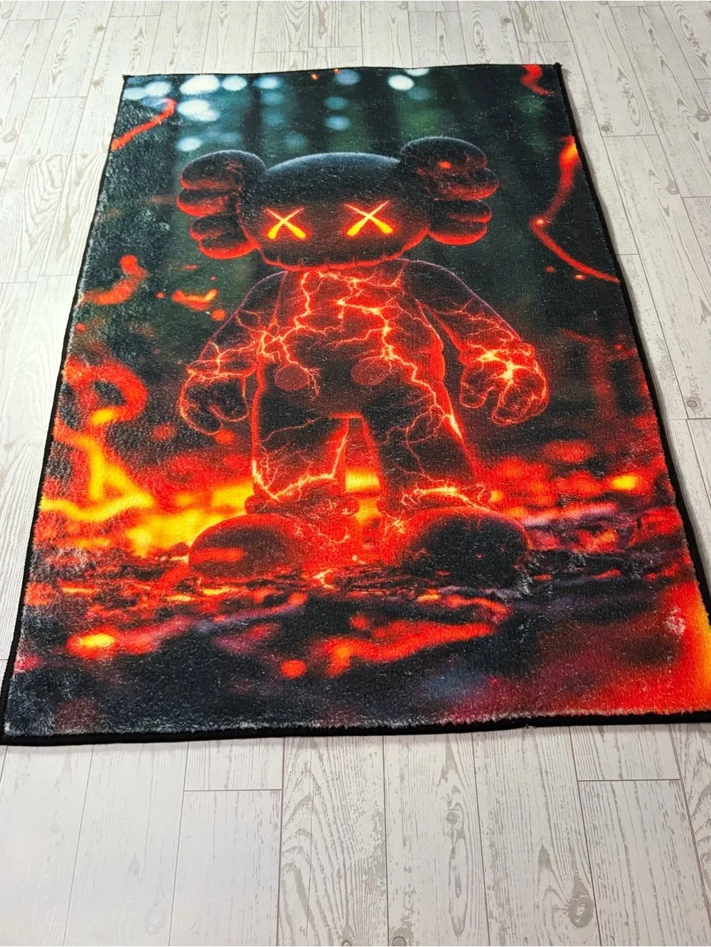 Glow Lava Kaws-Inspired Plush Figure Rug  “!!Check My Profile For More!!”